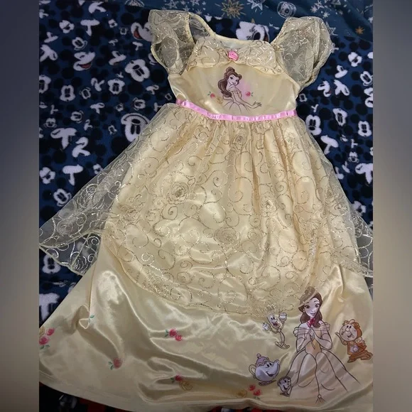 Girls Size 4T Disney Princess Belle Nightgown - Picture 1 of 1